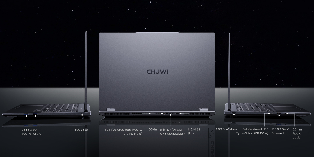 Chuwi GameBook Arrives in Portugal: Powerful Specs Target Gamers